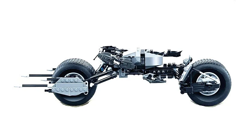 Decool 7115 Fit DC фильмы про Бэтмена летучая мышь мобильный Pod 5004590 мото Супер Герои развивающие строительные блоки игрушки для детей Подарки для мальчиков