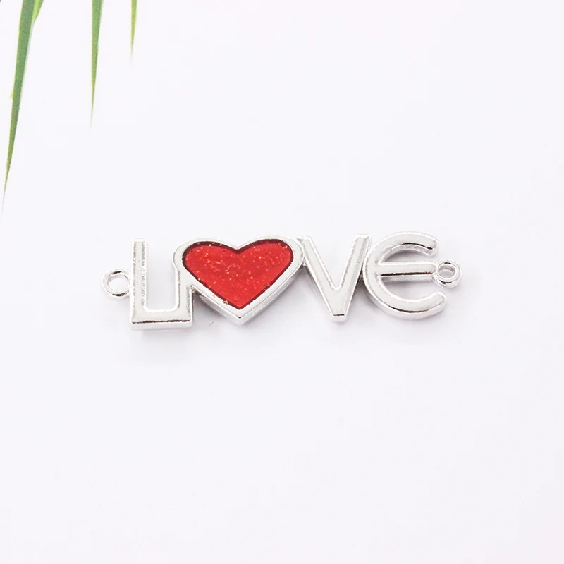 10 шт./лот двухсторонний люминесцентный соединитель для драгоценных камней