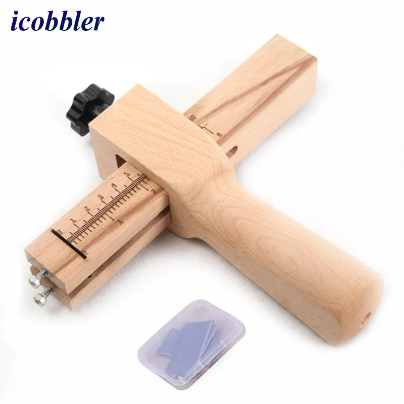 Professional Wood Adjustable Strip and Strap Belt Cutter Craft Tool Leather Hand Cutting Tools DIY Tools|Резка| |