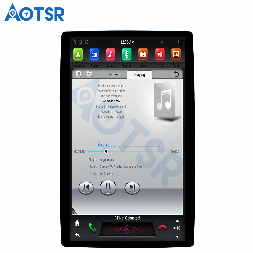 Tesla 12," Android 8,1 4G+ 32GB Универсальный Автомобильный dvd-плеер gps для Toyota/Nissan/Kia/Chevrolet/Ford/Lexus мультимедийный автомобильный радиоприемник ISP