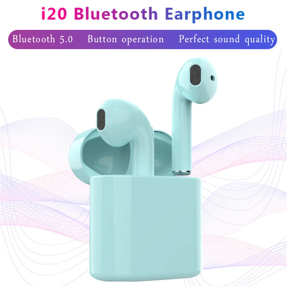 Фото 2019 Новинка I20 TWS Bluetooth 5 0 гарнитура вызов Siri Авто мощность на сопряжении HIFI 2019 Новинка I20 TWS Bluetooth 5 0 гарнитура вызов Siri Авто мощность на сопряжении HIFI