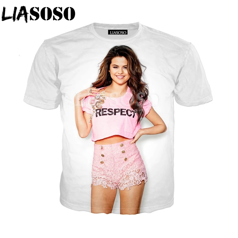 LIASOSO новая модная мужская и женская футболка с коротким рукавом 3D принт актер