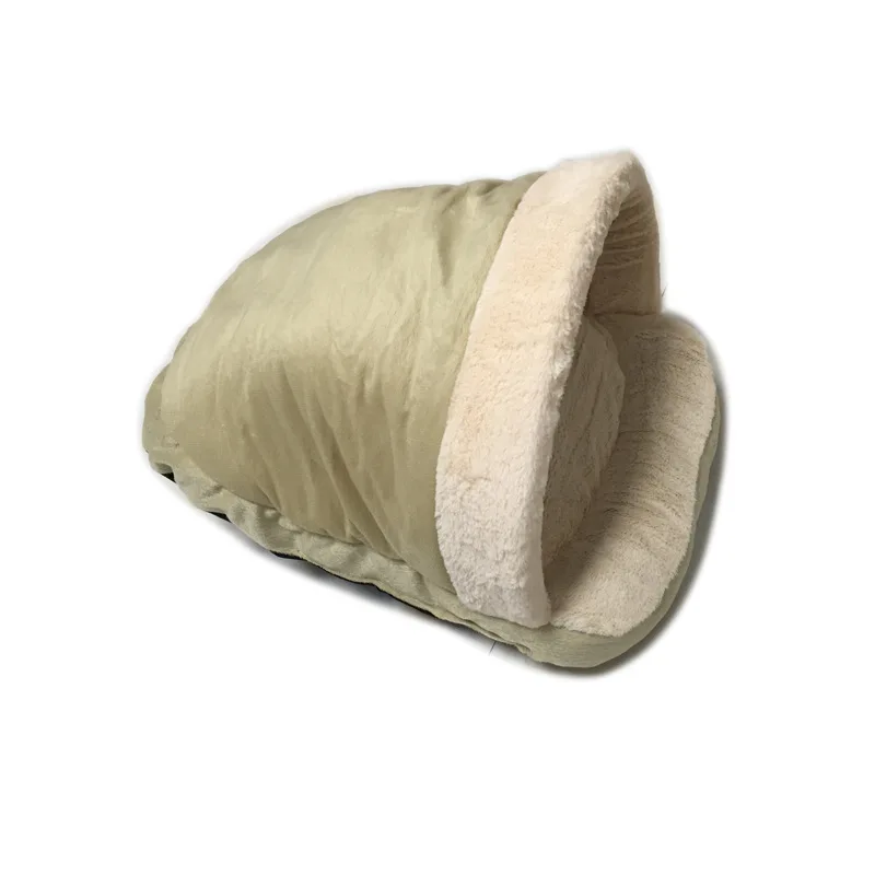 khaki 54X40 см квадратная решетка кровать для домашних собак теплое дышащее кресло для домашних животных подушка собака кошка животное модный бантик Мягкий щенок питомник - Цвет: khaki