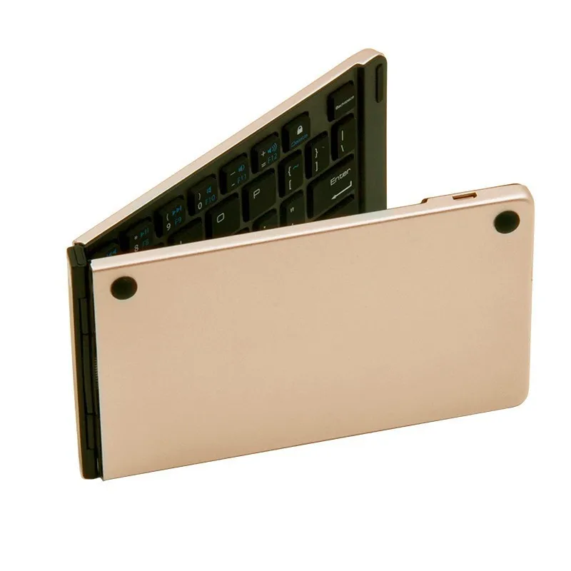 Ультратонкая Складная Беспроводная клавиатура Bluetooth 3 0 мини из алюминиевого