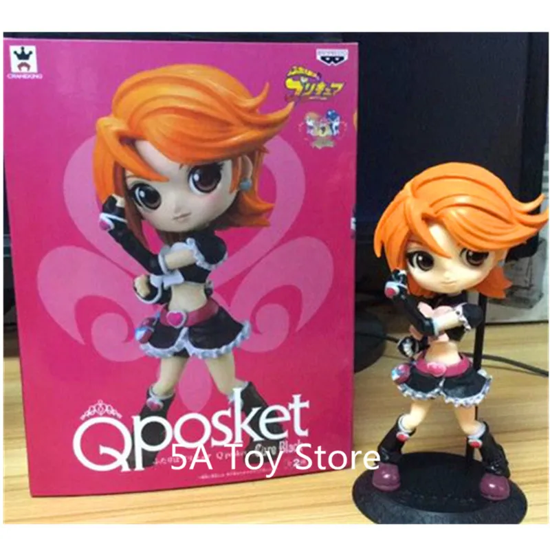 Аниме Фигурка Q Posket мультфильм Pretty Cure черный ПВХ фигурка модель игрушки Retial Box 14