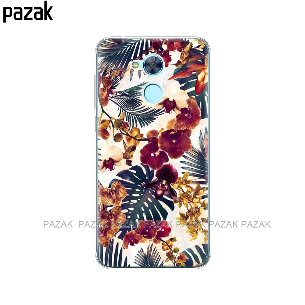 34373 Для Huawei Honor 6A, чехол, DLI-TL20, Funda, силиконовый чехол, 5,0 дюймов, Honor 6A, защитный чехол, Honor6A, чехол, бампер, кошка - Цвет: 34373