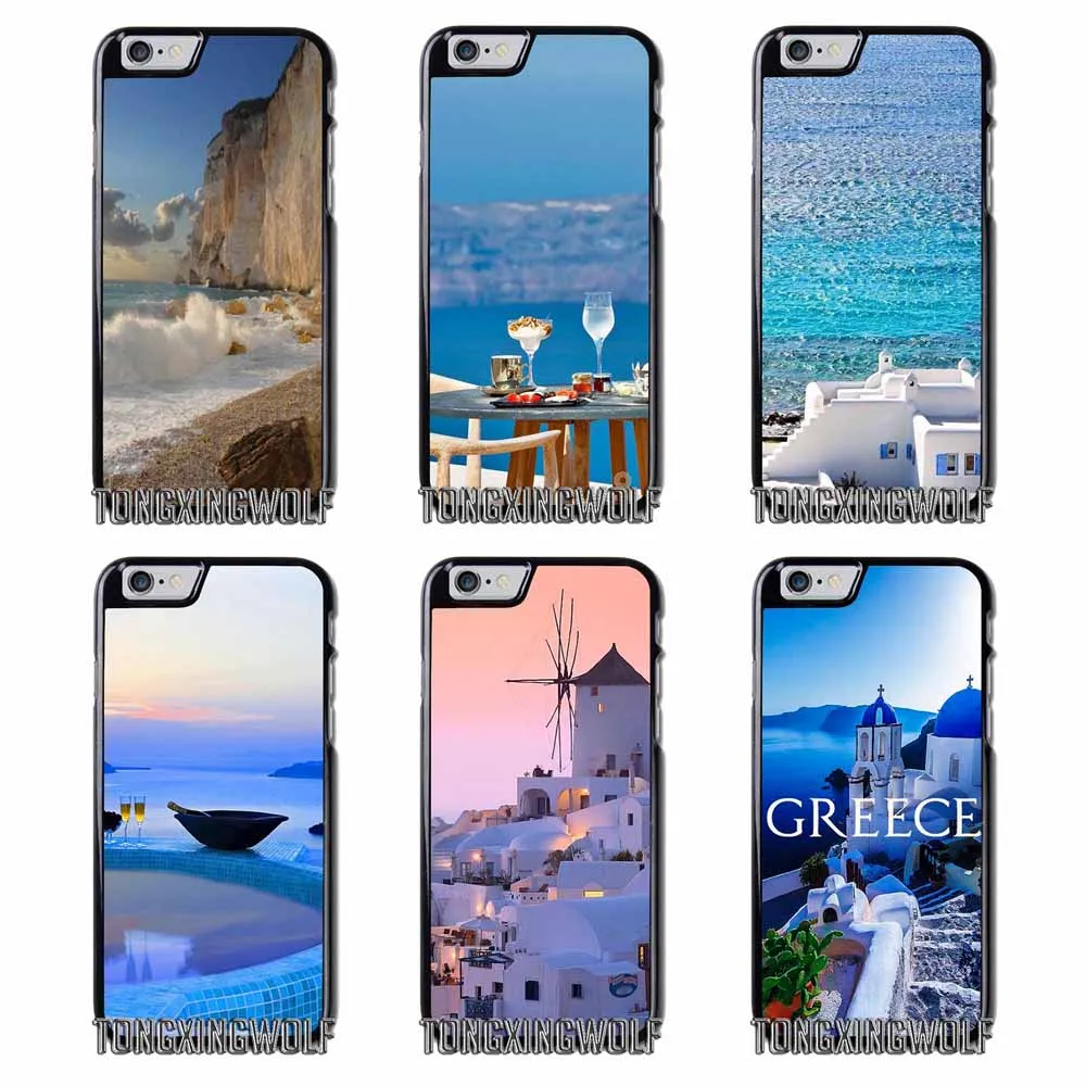Греция Санторини море чехол для HuaWei P8 P9 P10 P20 Pro Lite плюс Nova 2 S Y3 Y5 Y6 y9 Honor 5C 5X6X7 s 8 9