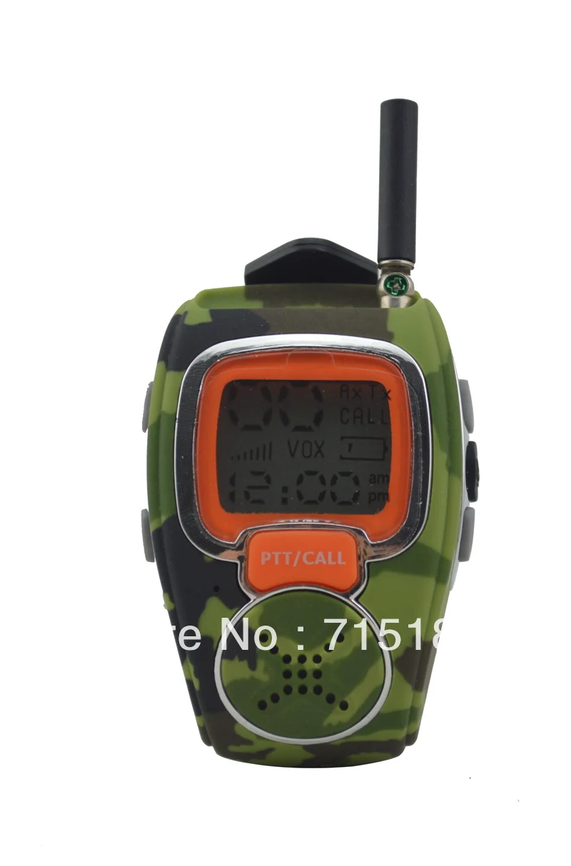 Камуфляжные наручные часы 2 шт./лот портативная рация 462 5625 7250 МГц 22 канала для США