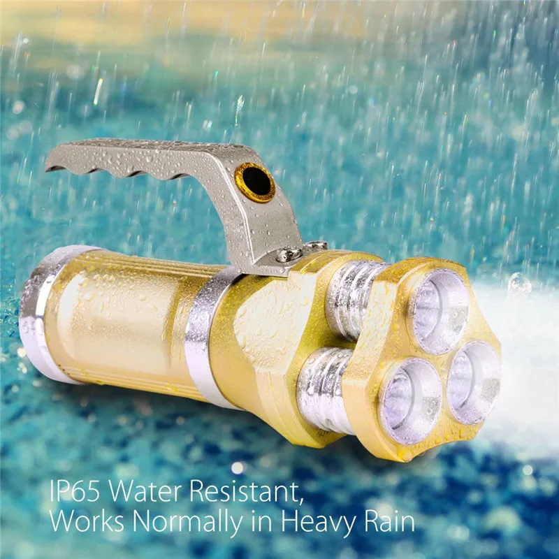 2018 перезаряжаемый светодиодный прожектор тактический фонарь 3T6 9000 люмен