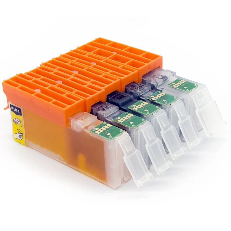 Бесплатная доставка 5PK для Canon PGI 470 CLI 471 картридж со съедобными чернилами 470XL 471XL