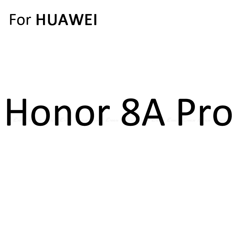 For Honor 8A Pro Прозрачный силиконовый чехол для телефона для HuaWei Honor 9X 8A 8C 8X8 S 7A 7C фотоаппаратов моментальной печати 7S 7X7 6C 6A 6X8 V9 Pro Play 3 3e Max глобальной Мягкий ТПУ чехол с мультипликационным рисунком - Цвет: For Honor 8A Pro