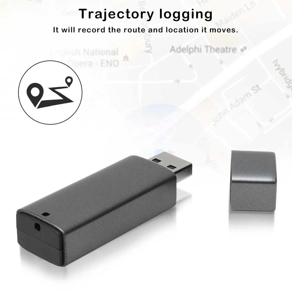 BORUiT мини автомобиль WiFi gps трекер флэш-накопитель монитор GSM gps устройство слежения в режиме реального времени позиционирования