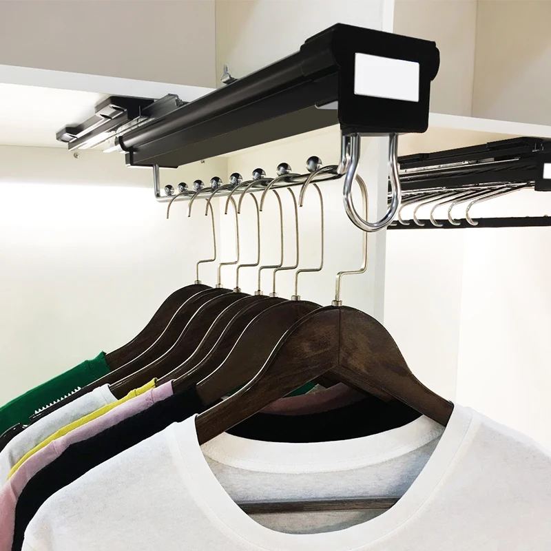 Wardrobe clothes rail hanger telescopic multi-function hardware accessories | Обустройство дома