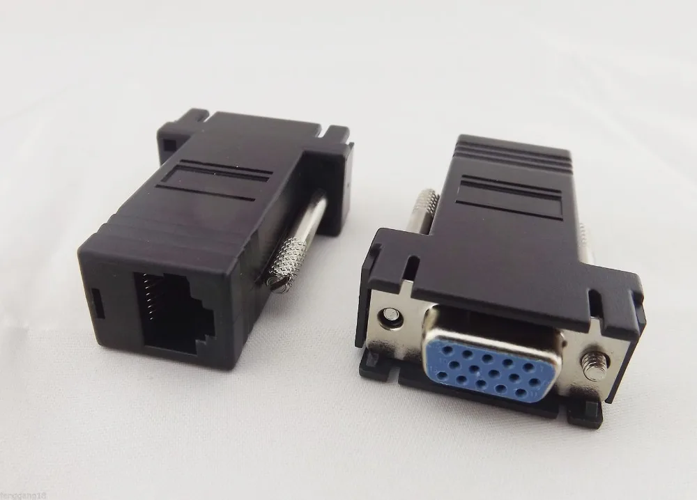 1 шт. сетевой адаптер с разъемом RJ45 на 15 контактов VGA |