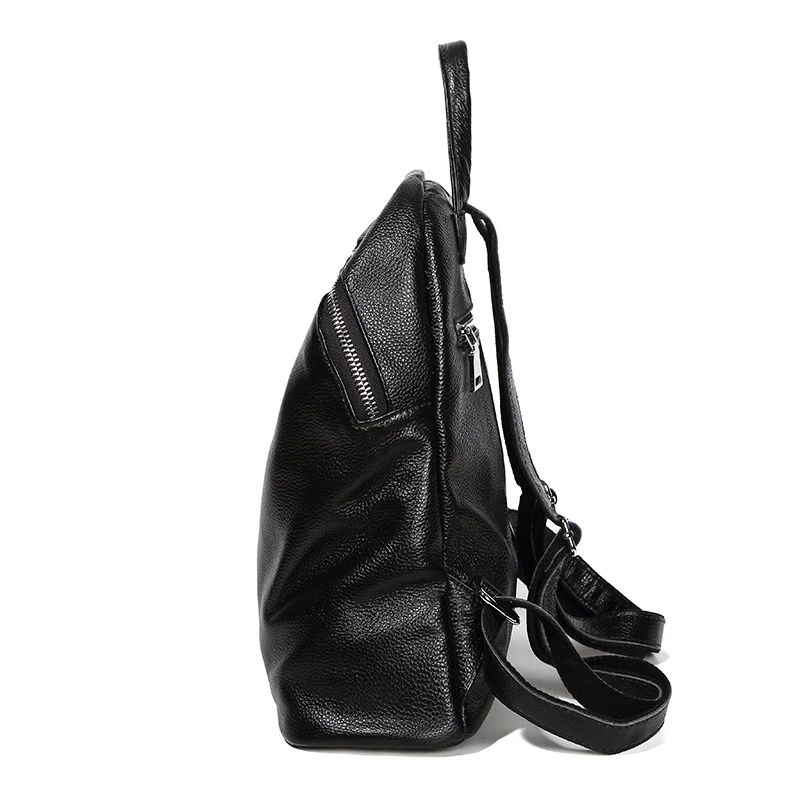 New Fashion 100% Genuine Leather Women Backpacks High Quality Female Real Natural Ladies Girl Student Casual Backpack | Багаж и сумки