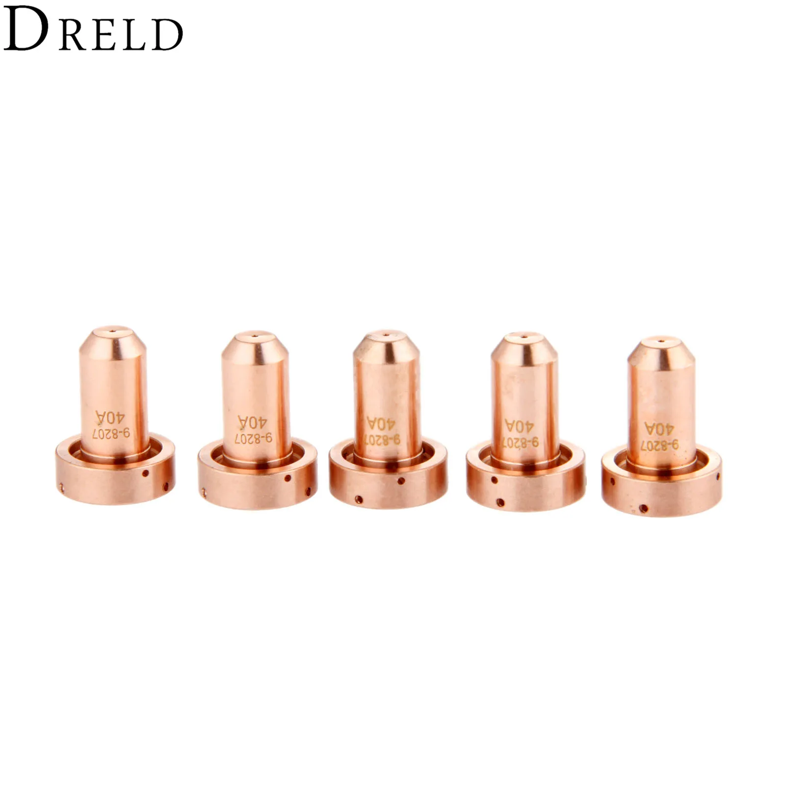 DRELD 5 шт. плазмы сопла Совет 9-8207 для SL60 SL100 плазменный резак факел расходные материалы аксессуары 40A Сварка, пайка поставки