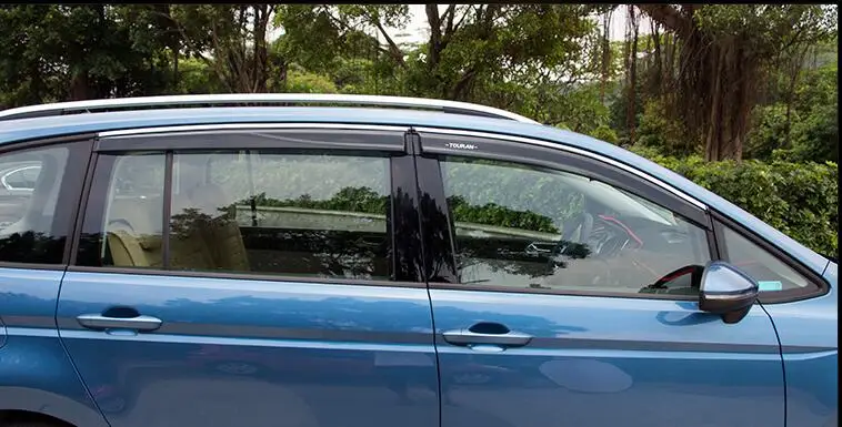 Для Volkswagen Touran Пластиковый оконный козырек 2017-2019 Vent Shades Защита от солнца и дождя