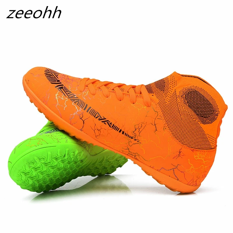 Высокие футбольные бутсы zeeohh TF/FG Длинные шипы и короткие Мужская обувь для