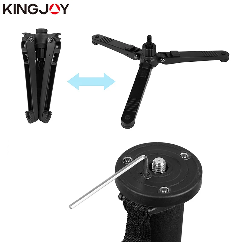 KINGJOY официальный MP3208F + VT 3510 монопод из углеродного волокна Dslr для всех моделей