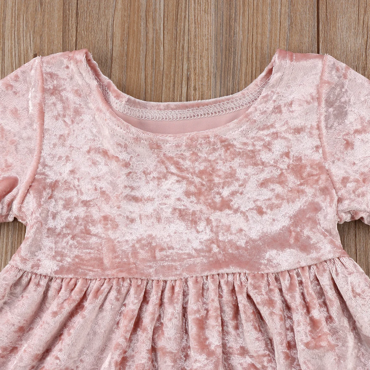 Бархатные необычные футболки для маленьких девочек одежда малышей милая детская