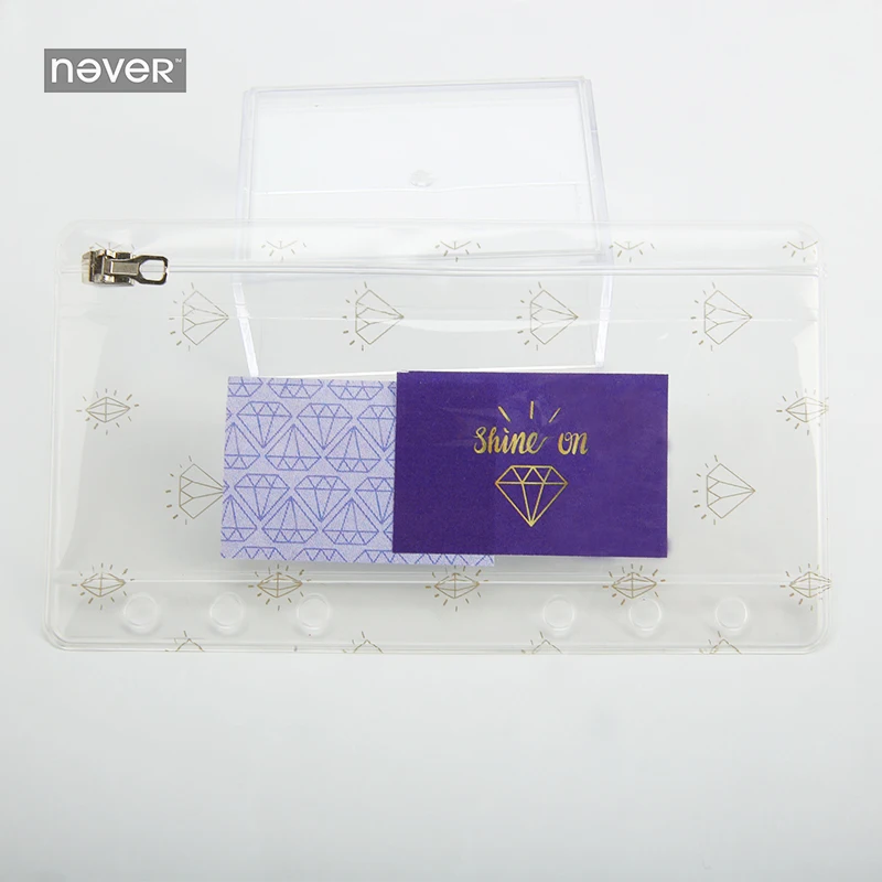 Никогда не бриллианты печать файл карманный ноутбук транспатент ПВХ молния