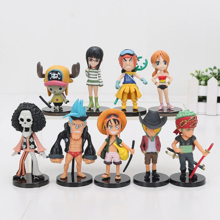 Экшн-фигурки Luffy нами и Чоппер Зоро Санджи Брук Золотой Лев Шики ПВХ игрушечные