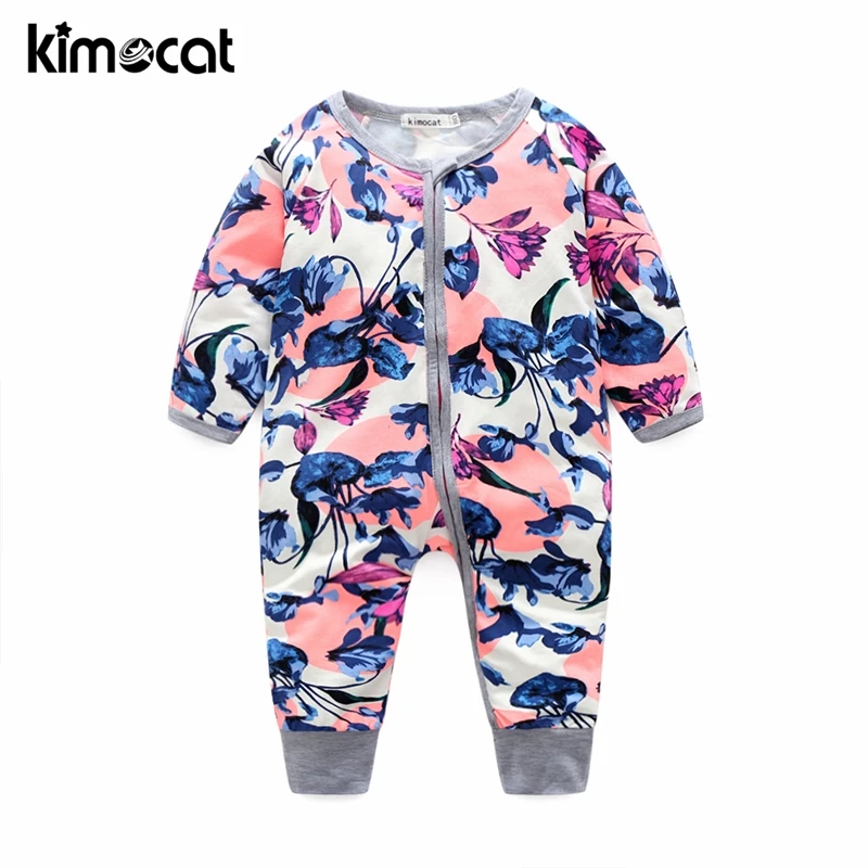 Пустой комбинезон Kimocat для новорожденных демисезонный с длинным рукавом