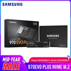 Внутренний твердотельный диск Samsung 970 EVO PLUS M.2 SSD 250 ГБ Nvme Pcie, жесткий диск 500 ГБ 1 ТБ для ноутбука, настольного ПК, TLC
