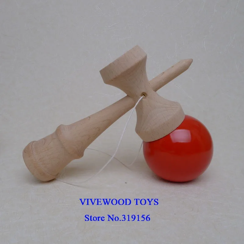 Глянцевая Kendama с полиуретановым покрытием краски, традиционный Kendama, стандартный 18 см, 10 цветов на выбор, Классический PU Kendama, дешевле Kendama