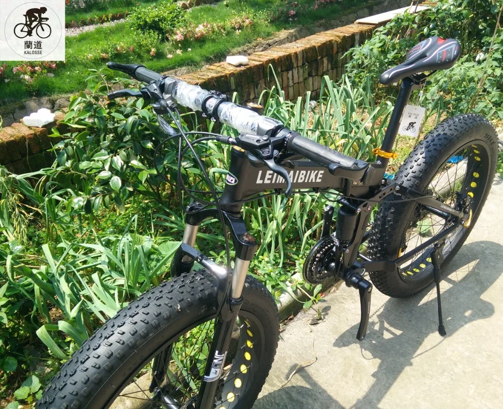 Kalosse рама из алюминиевого сплава 26*4 0 шины толстый велосипед снег горный bicicleta