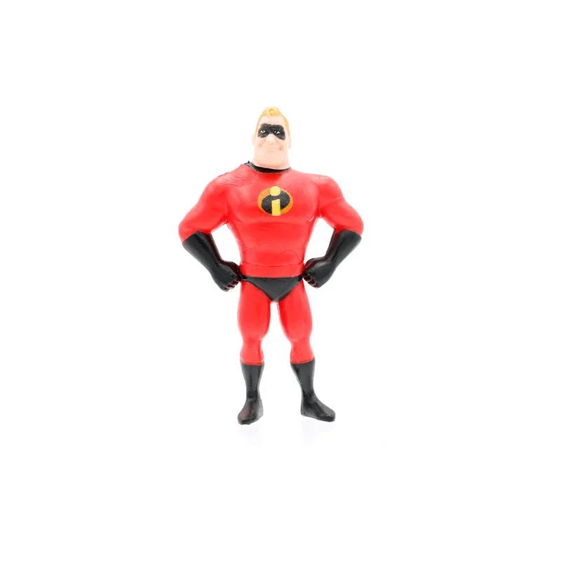 Игрушки 5 шт./лот Суперсемейка 2 Супермен Дэш Парр Джек Парр Elastigirl ПВХ фигурка модель игрушки куклы 4-10 см Рождественский подарок игрушки для мальчиков новогодние игрушки