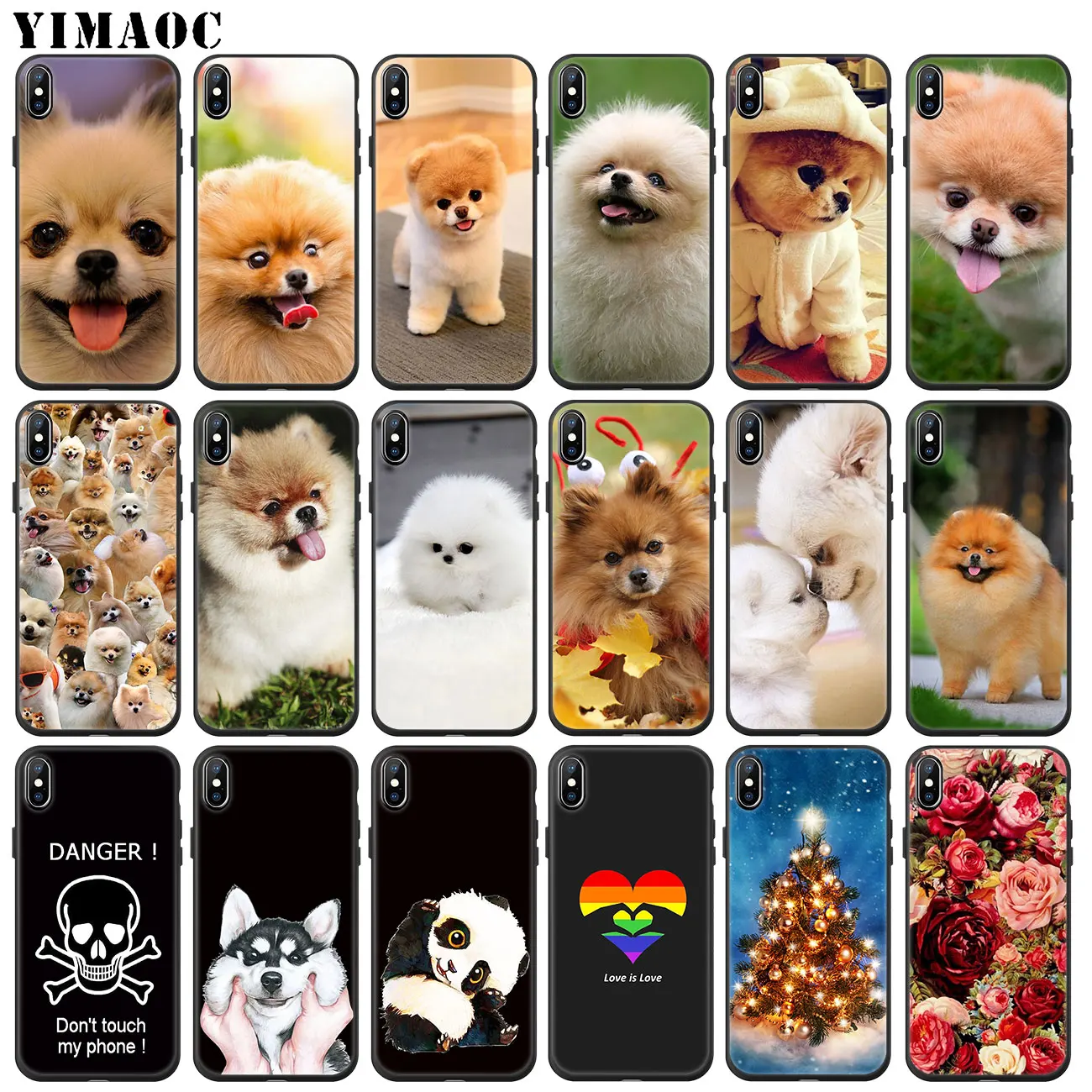 Мягкий силиконовый чехол YIMAOC для iPhone 11 Pro XS Max XR X 6 6S 7 8 Plus 5 5S SE 10|Бамперы| |