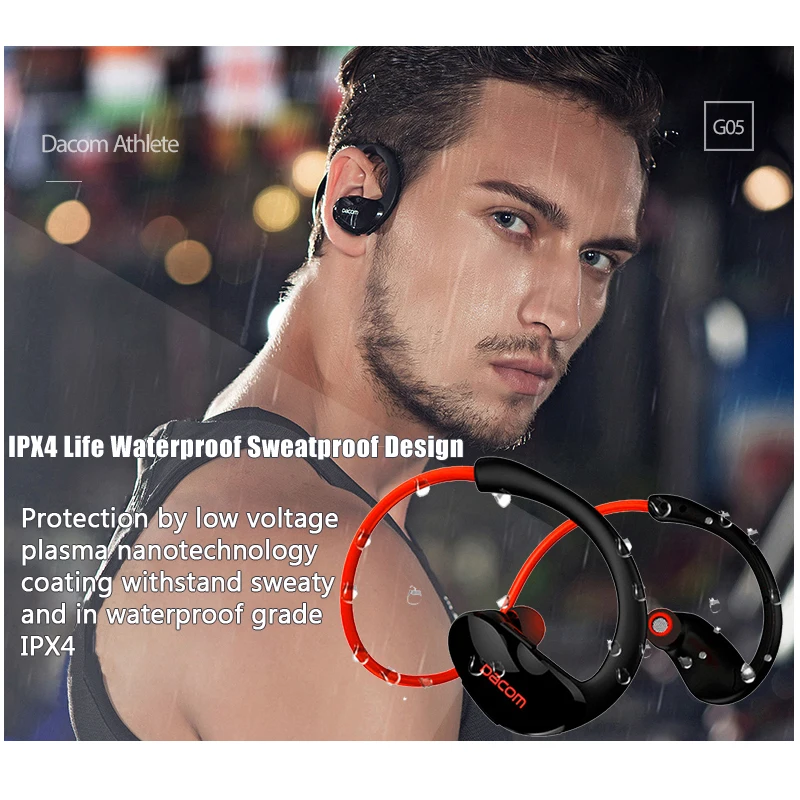 Dacom Athlete L19 Bluetooth 4 1 Гарнитура беспроводные наушники спортивные стерео с