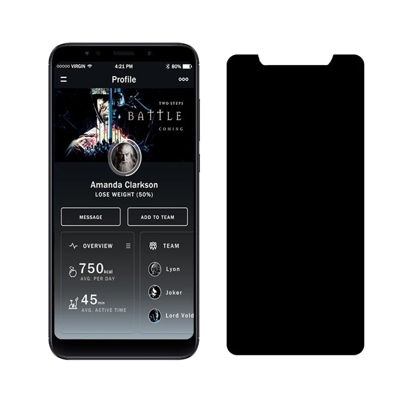 Конфиденциальности закаленное Стекло для Xiaomi Mix 2 S Note 3 6X 5X A2 макс anti-выглядывает