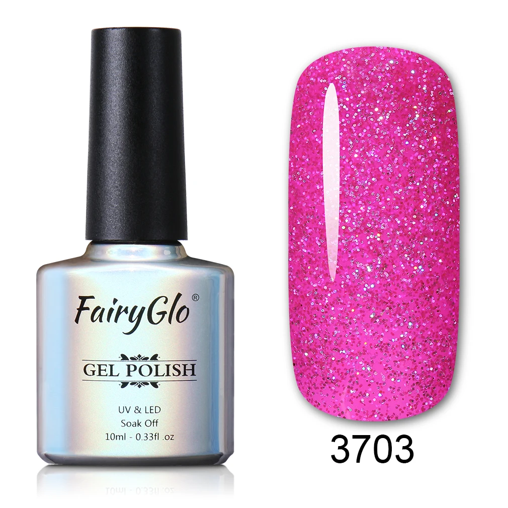 NHJ3703 FairyGlo 10 мл неоновый Гель-лак полуперманентный Блеск УФ-гель для ногтей Краска гель лак Гибридный лак для ногтей маникюр - Цвет: NHJ3703