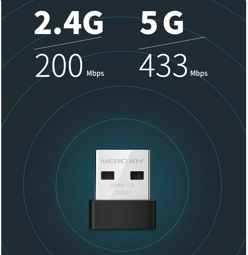 Chineseпрошивка Wifi адаптер AC650Mbps двухдиапазонный 2 4 ГГц 200 м 5 433 USB 802.11ac ethernet Сетевая