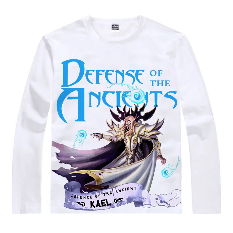 Coolprint аниме рубашка DOTA2 DOTA 2 футболки мульти-стиль с длинным рукавом Shadow Fiend Storm Spirit Косплей Motivs хентай рубашки - Цвет: Style 18