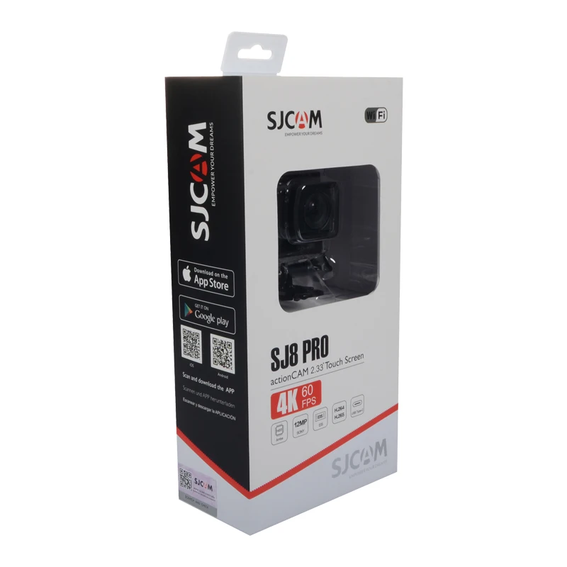 SJCAM SJ8 Pro Экшн-камера 4K 60FPS WiFi дистанционная камера на шлем Ambarella Чипсет 4K@ 60FPS Ultra HD Экстремальные виды спорта DV камера