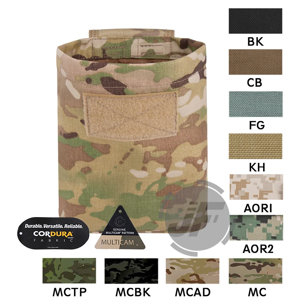 

Emerson Tactical MOLLE PALS Roll-Up Dump Pouch Emersongear Lightweight Foldable Compressible Storage Bag Magazine pouches