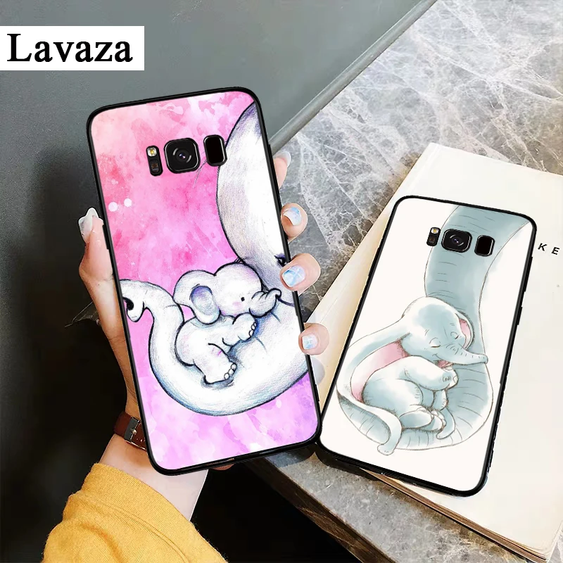 Cartoon cute elephant Silicone Case for Samsung S6 Edge S7 S8 Plus S9 S10 S10e M10 M20 M30 M40 | Мобильные телефоны и