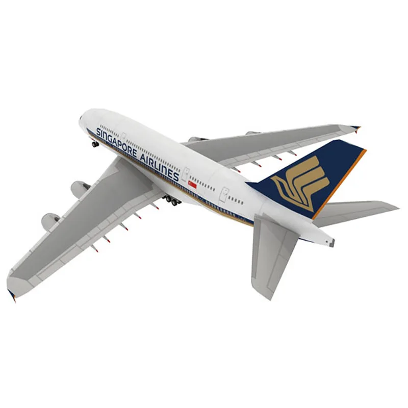 1:300 Airbus A380 3D бумажная модель картонный дом для детей бумажные игрушки пассажиры
