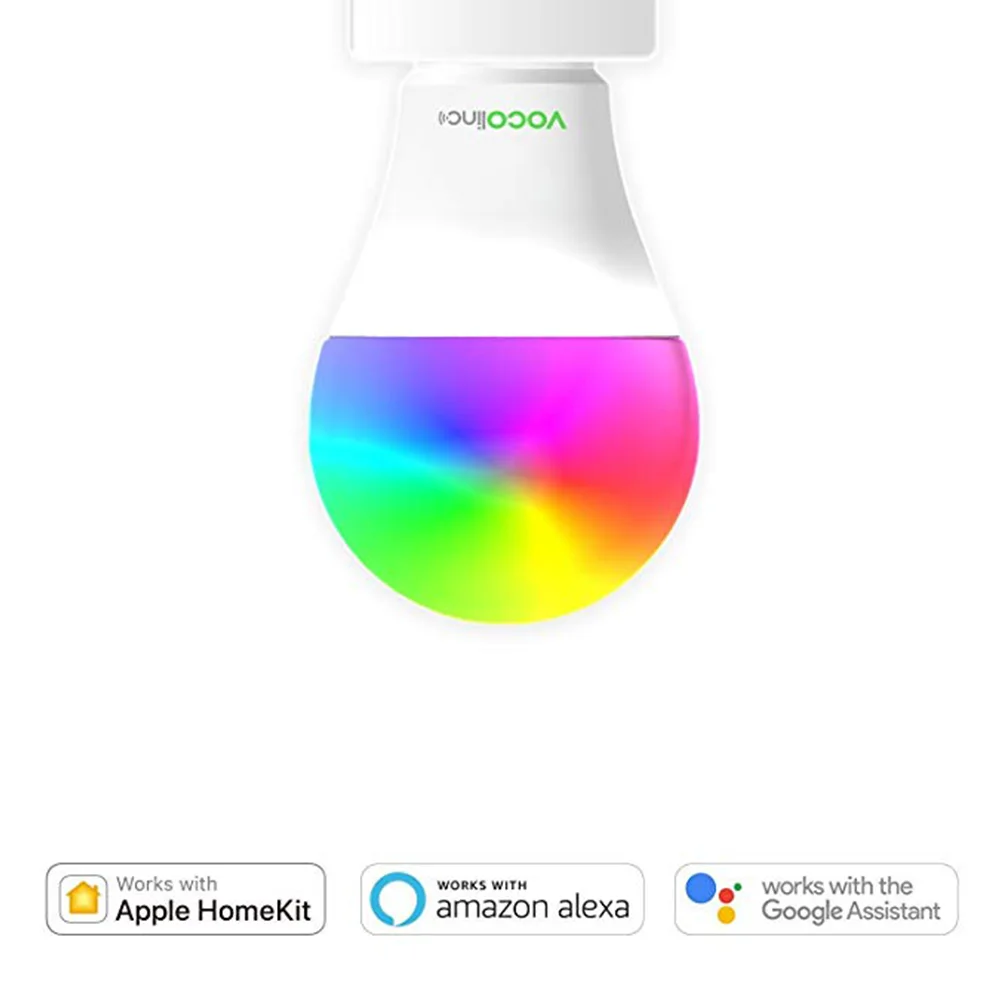 VOCOlinc L1 Smart светодио дный лампочки работает с Apple HomeKit Alexa и Google помощник A19 E26 Wi-Fi 2 4
