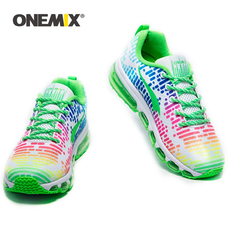 Onemix Original Design Women Running Shoes Female Cushion Sneakers Bright Colorful Non-slip Breathable Comfortable Walking Shoes