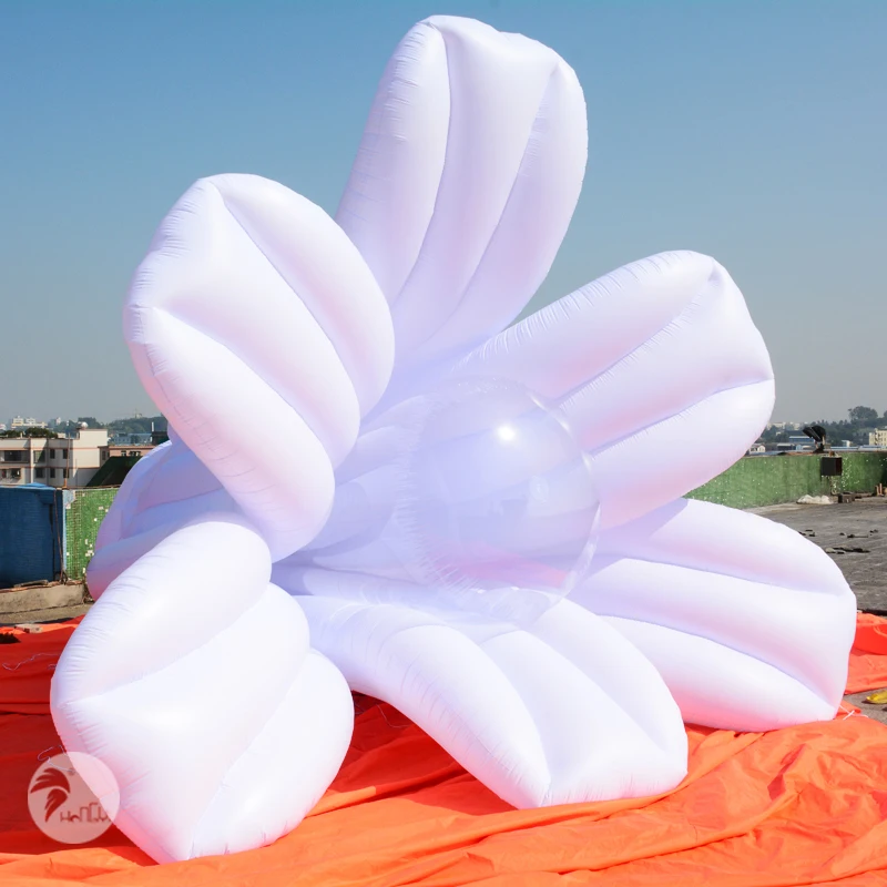 Надувной цветок лилии из ПВХ наружный гигантский светодиодный