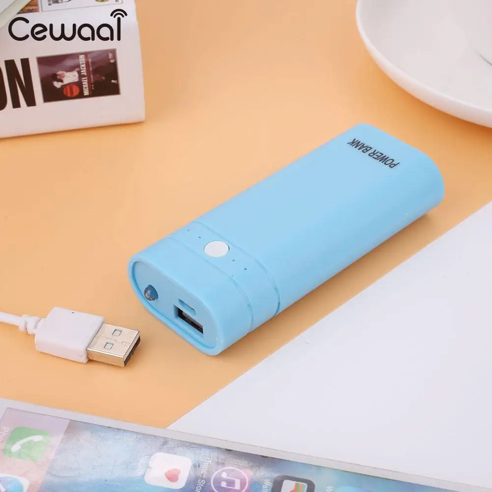 Чехол для внешнего аккумулятора пластиковый дорожный держатель DIY внешняя