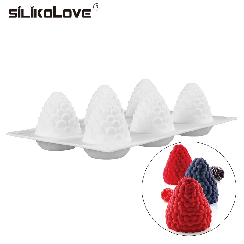 Силиконовые формы SILIKOLOVE в виде ананасов и сосновых конусов инструмент для