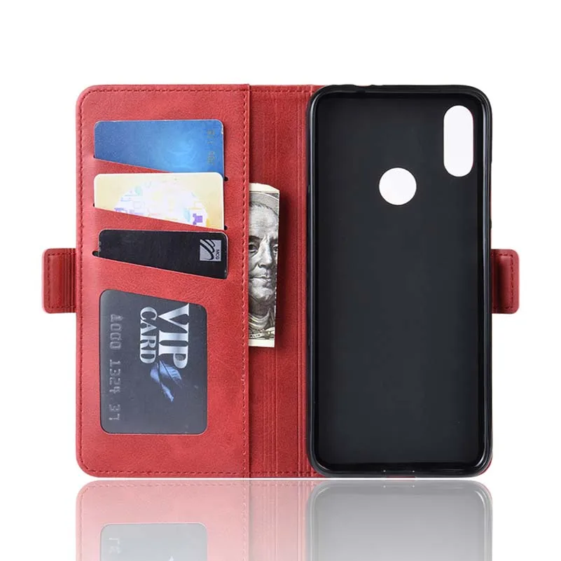 Роскошный чехол Yinghui для телефона из искусственной кожи и ТПУ с двумя кнопками