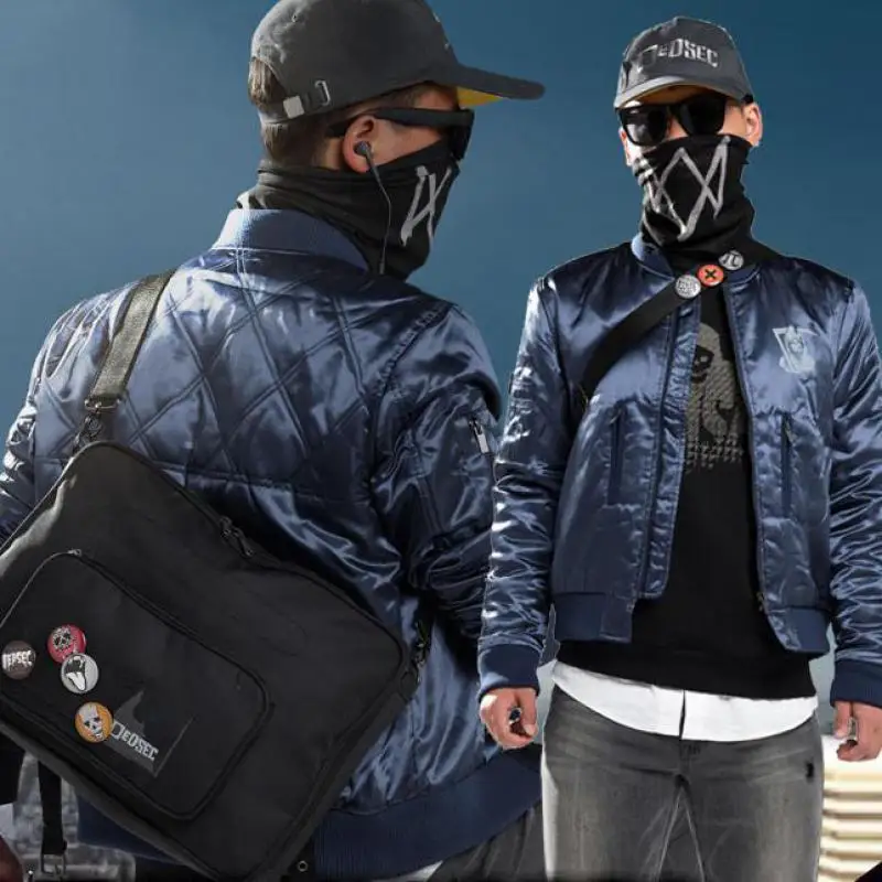 Watch Dogs Игра Watch Dogs 2 Маркус Холлоуэй с длинным рукавом Куртка Мужская Косплей зимнее теплое пальто - Цвет: Watch Dogs