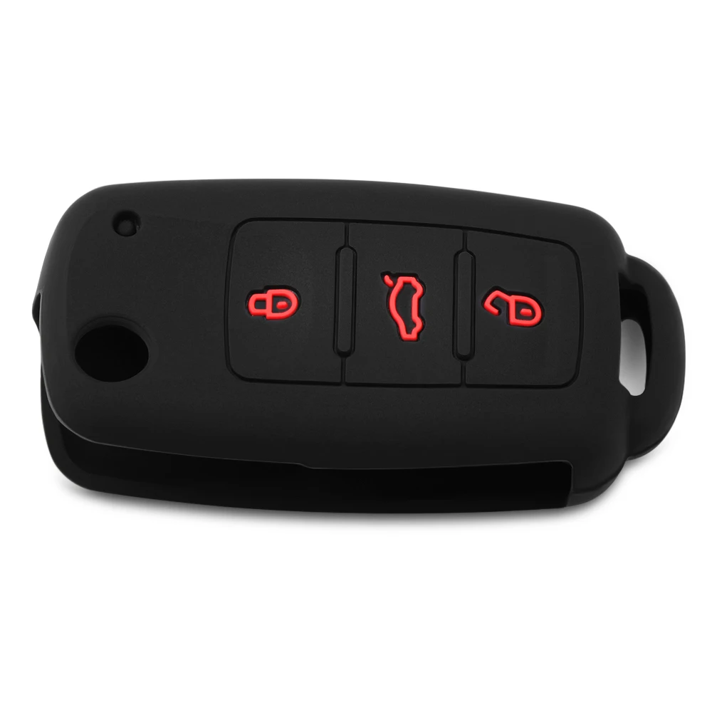 Силиконовая крышка дистанционного управления без ключа для VW Caddy Golf Jetta Polo Passat