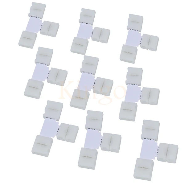 10 шт. T Форма мм 4PIN Быстрый Splitter Угловой Соединитель 3 проводника для 5050 RGB Цвет